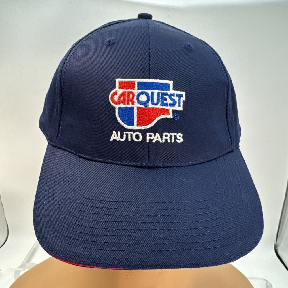 Vintage Car Quest Auto Parts Snapback Hat Automotive